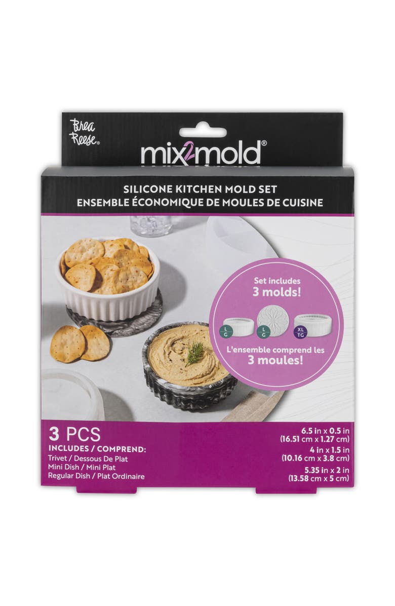 Brea Reese Mix2Mold Molds Value Set Kitchen 3Pc, Main, color, Multicolored