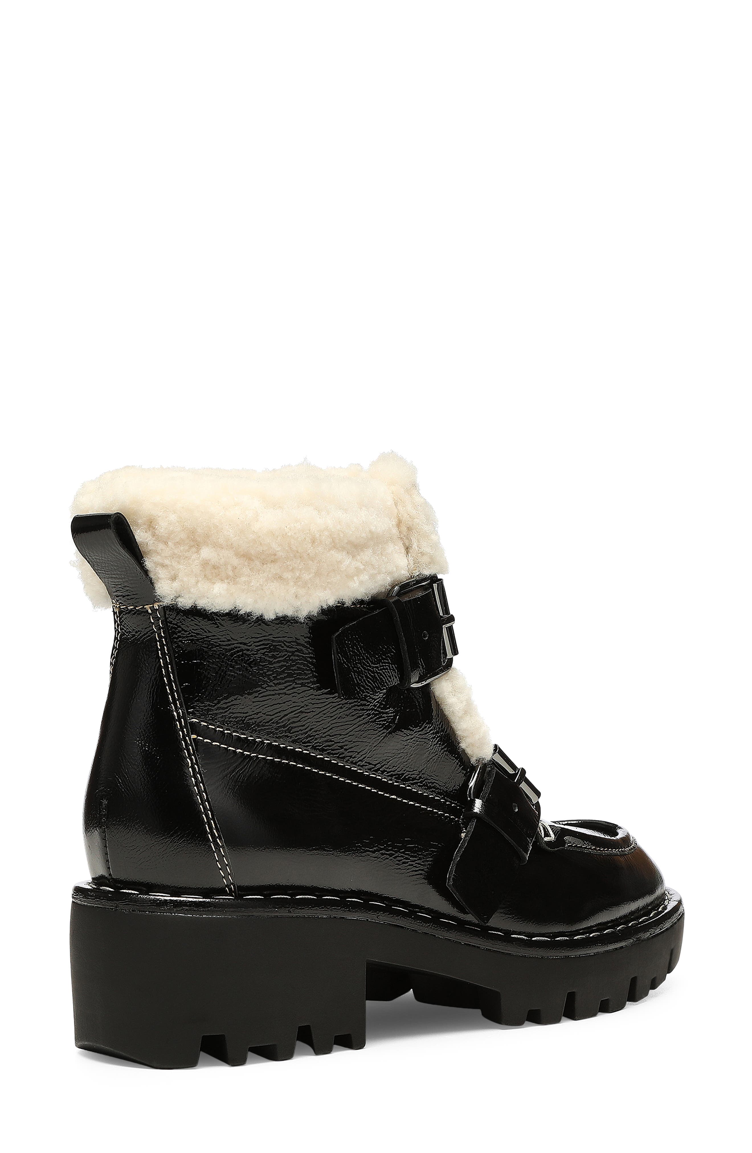 Donald Pliner Elix Genuine Shearling Bootie, Alternate, color, 