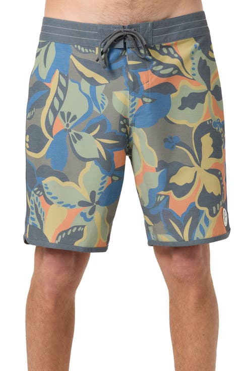OG Print Scallop Board Shorts