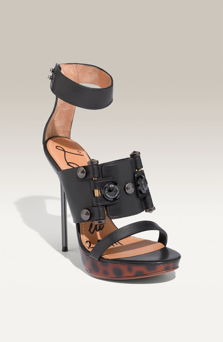 Lanvin 'Sandale Clous et Strass' Sandal, Main, color,