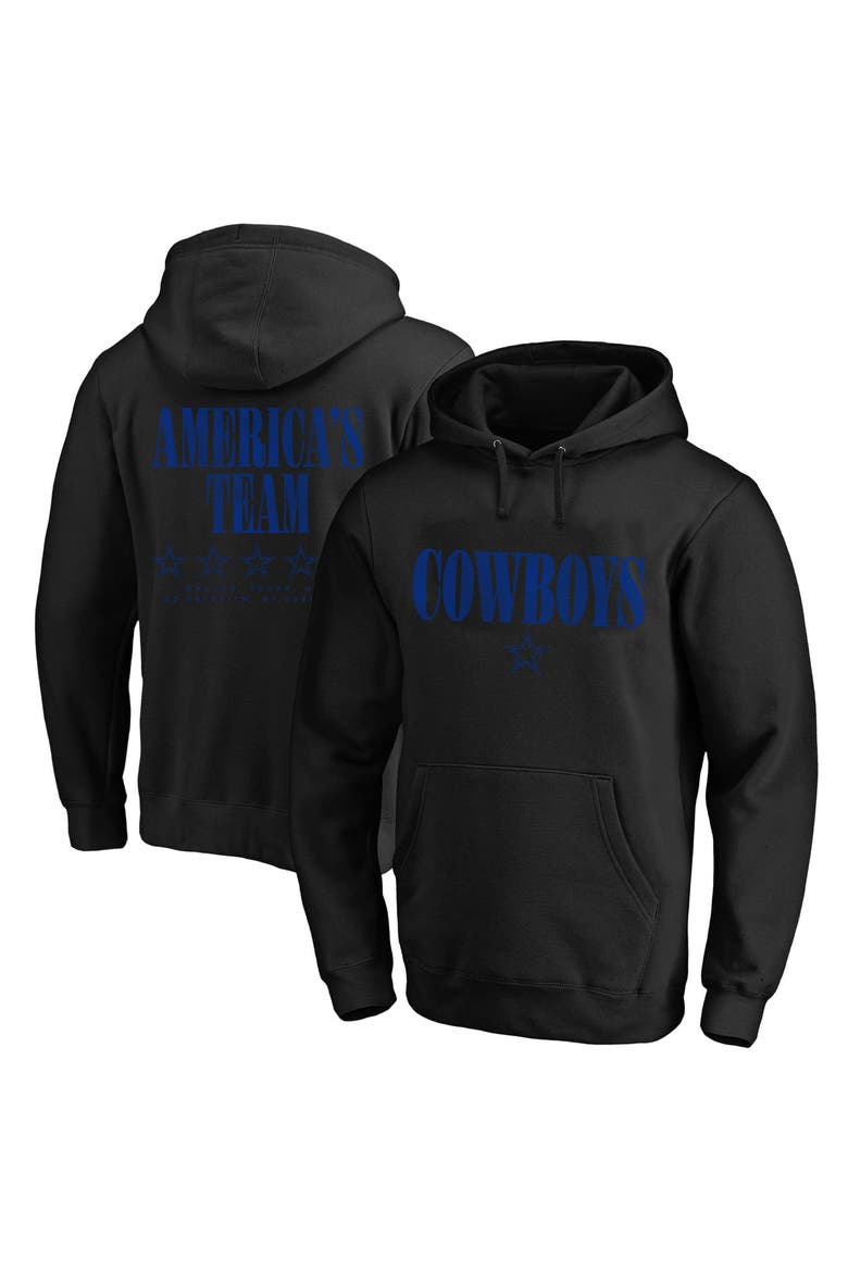 Men's Fanatics Black Dallas Cowboys Big & Tall Relaxed Intense Rivalry Hoodie, Main, color, Black
