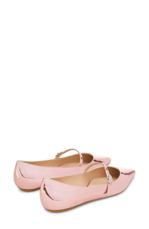 Stuart Weitzman Emilia Mini Mary Jane Flat In Pink Marshmallow