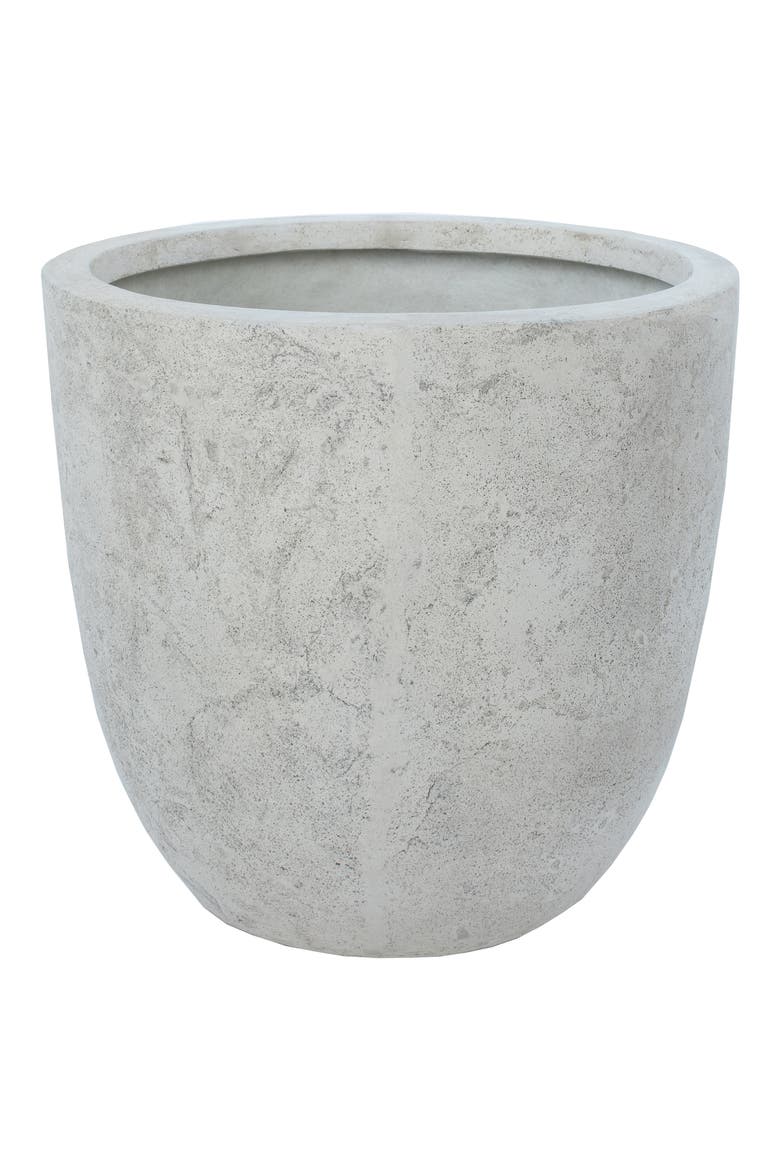 Erika Glazed Porcelain Vase, Alternate, color, GLAZED MATTE BLACK FINISH