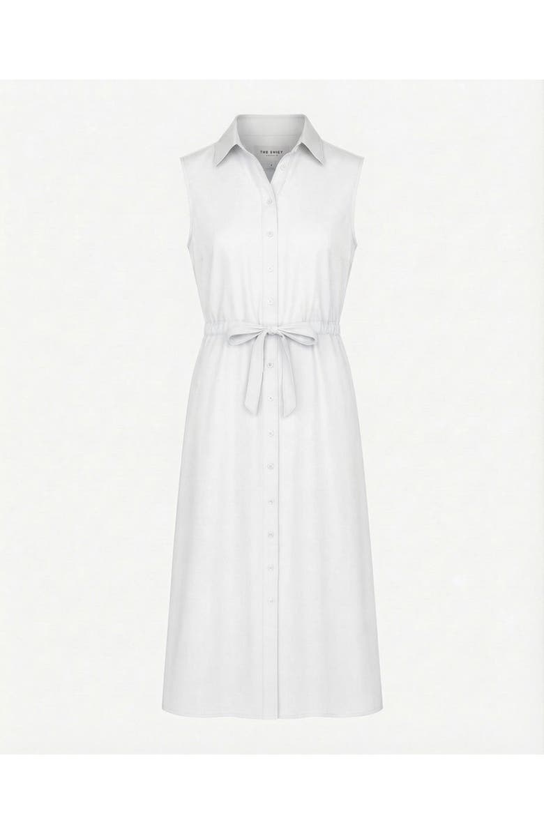 The Shirt by Rochelle Behrens The Sleeveless Midi Dress, Main, color, White