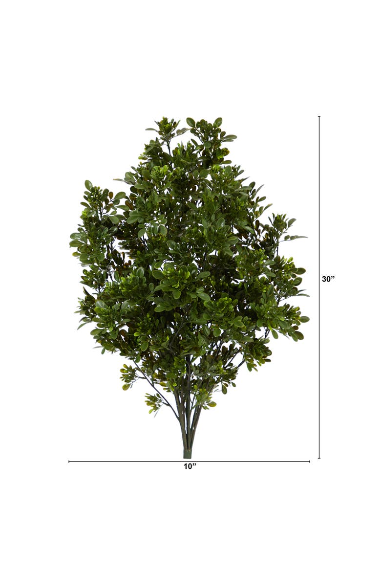 2.5-ft Tea Leaf Artificial Plant UV Resistant, Alternate, color, Green
