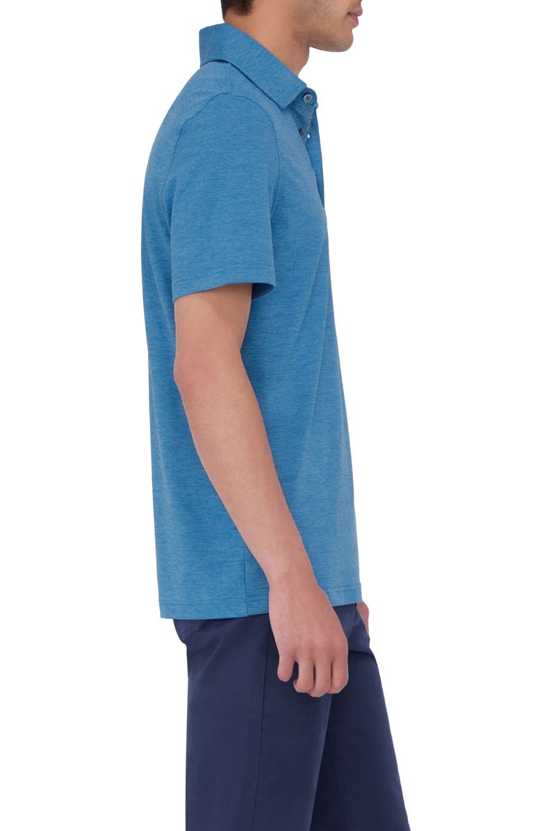Bugatchi UPF 50+ Polo Shirt, Alternate, color, Sapphire