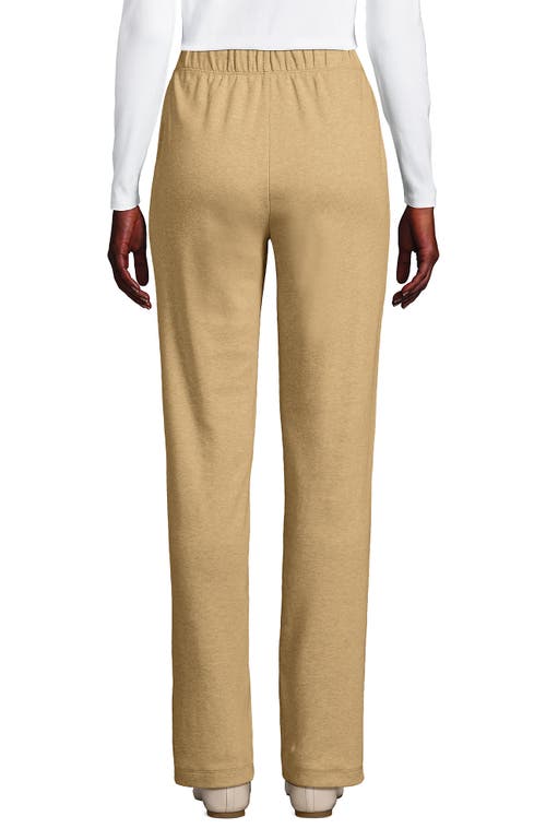 Lands' End Sport Knit High Rise Pants In Brown