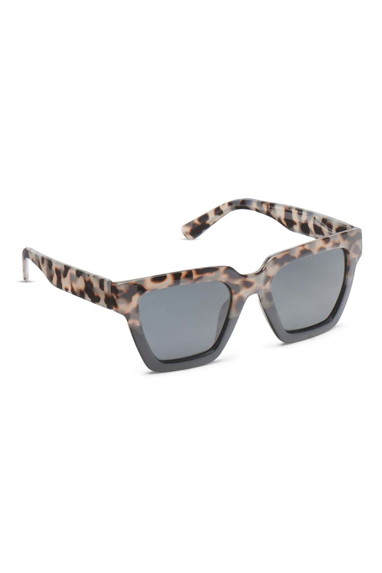 Out of Office 51mm Polarized Square Sunglasses, Alternate, color, GRAY TORTOISE/ BLACK