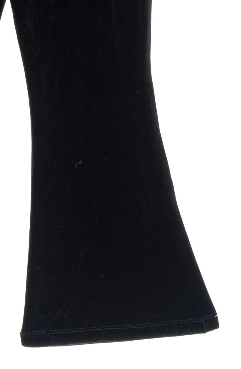 Rare Editions Kids' Bow Textured Sweater & Flared Leggings Set, Alternate, color, Red