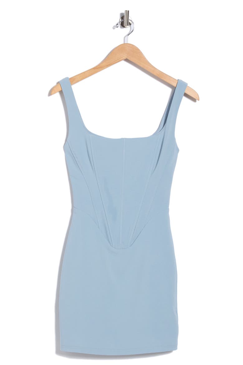 Gizela Corset Minidress, Main, color, BLUE