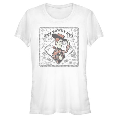 Junior's Toy Story 5 Hey Howdy Hey Collage  Graphic T-Shirt
