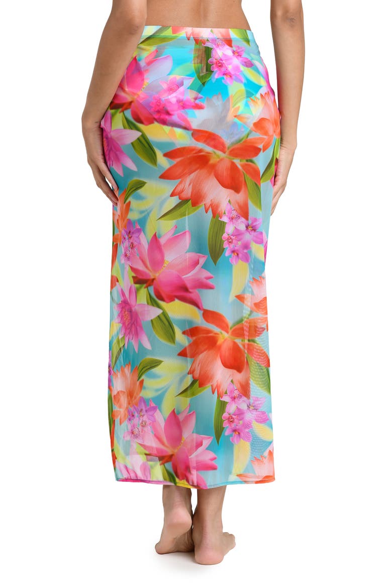 Sunset Botanica Maxi Skirt Cover-Up, Alternate, color, BLUE MULTI