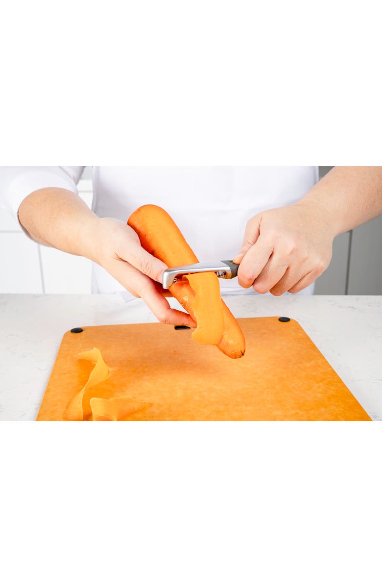 CUISIPRO 7-Inch Swivel Peeler, Charcoal Grey, Alternate, color, Gray