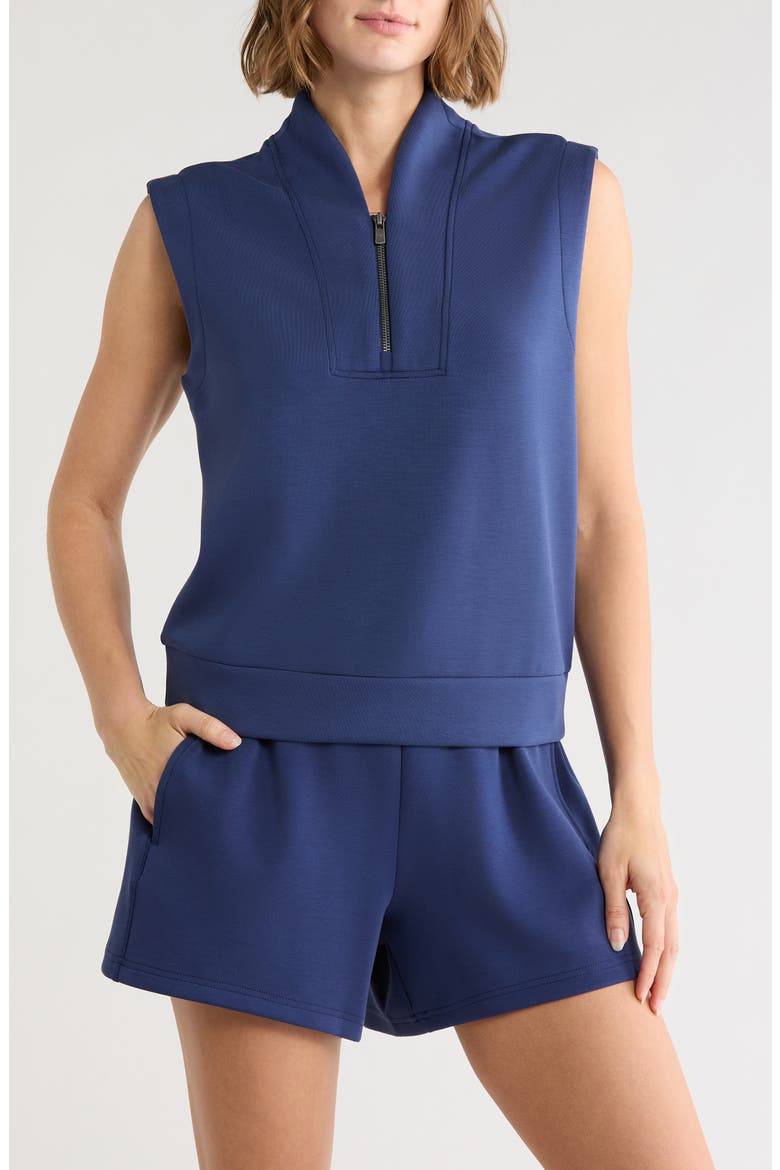 Shyvana Half Zip Pullover, Main, color, NAVAL BLUE