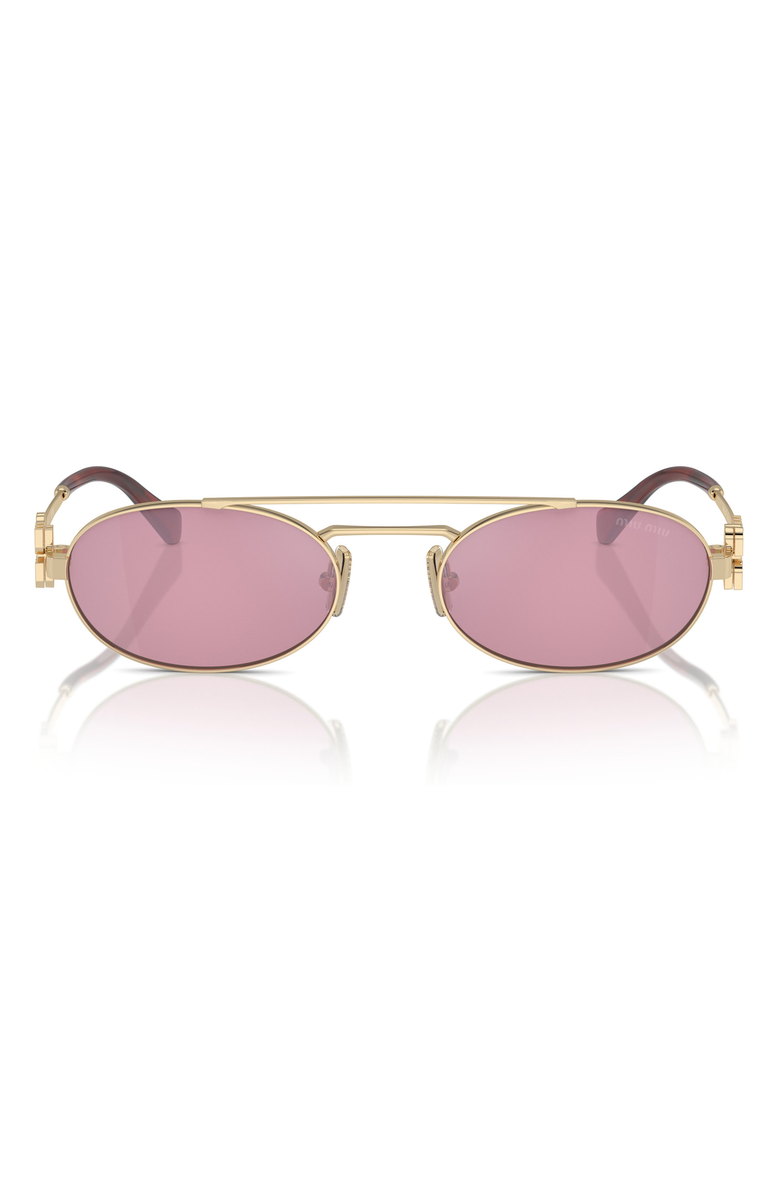 PALE GOLD / DARK PINK MIRROR SILVER INT