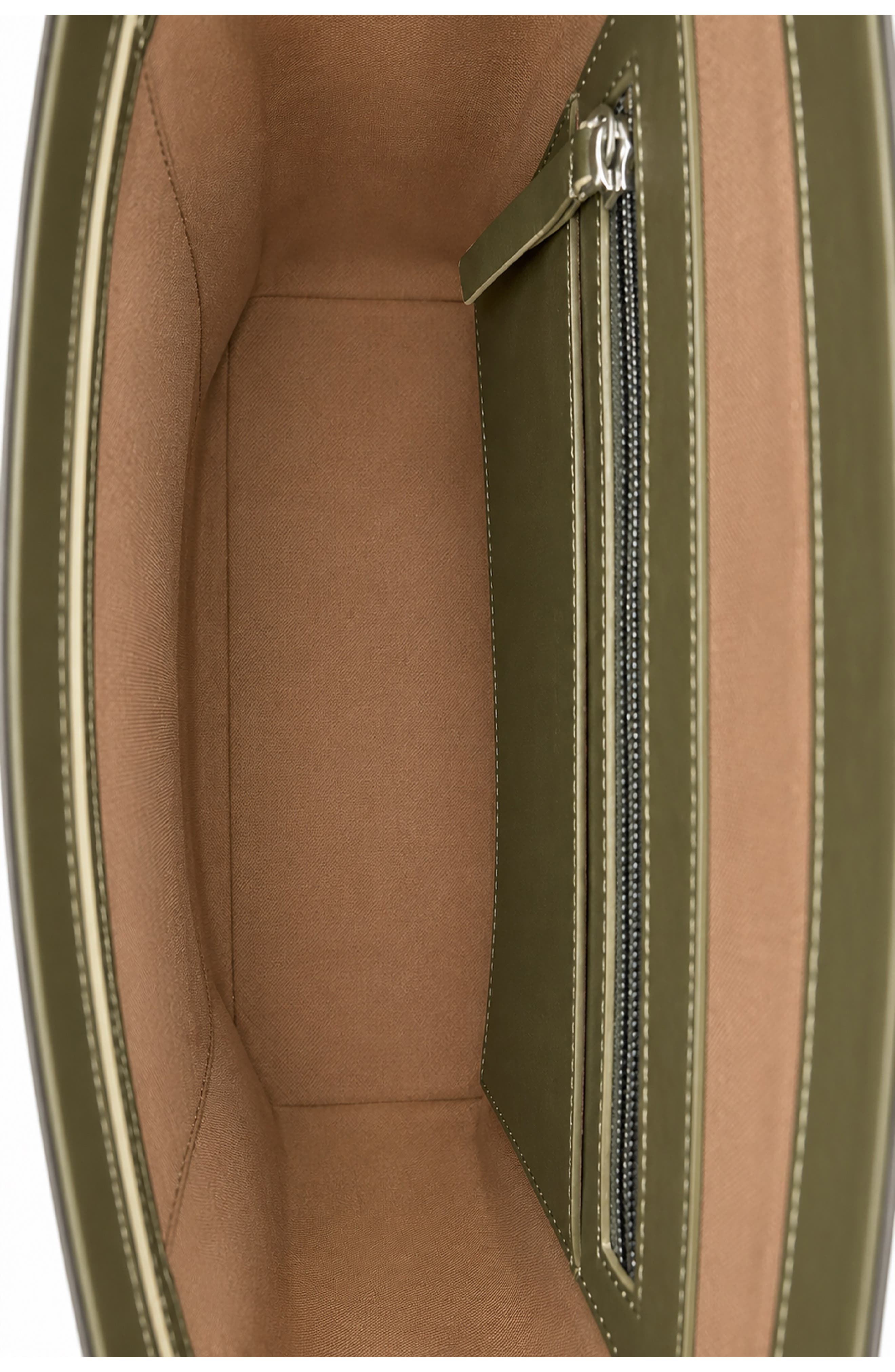 Clementine Leather Backpack, Alternate, color, DARK MOSS
