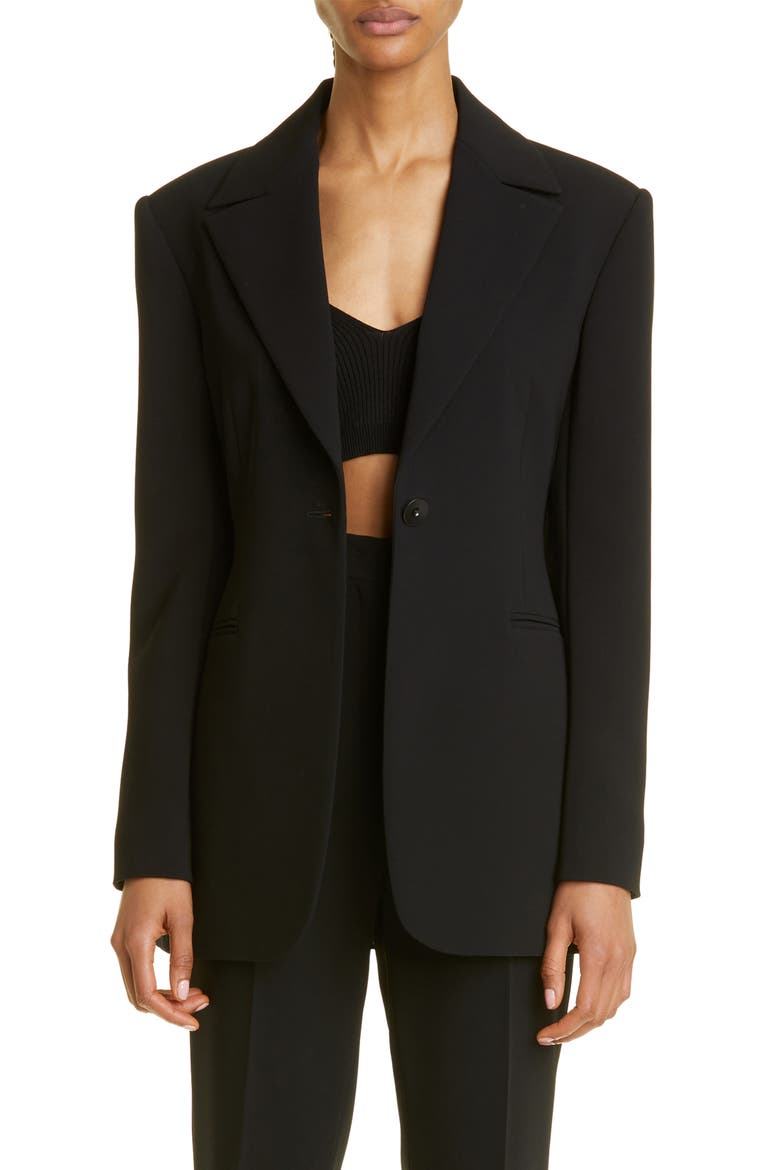 Ethel Suit Jacket, Main, color, BLACK