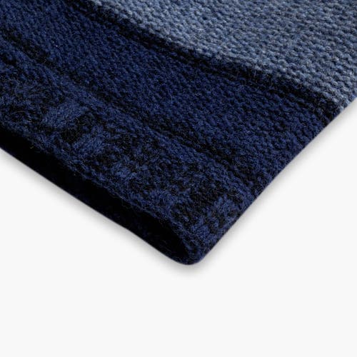 Turtle Fur Rufus Lambswool Beanie In Blue