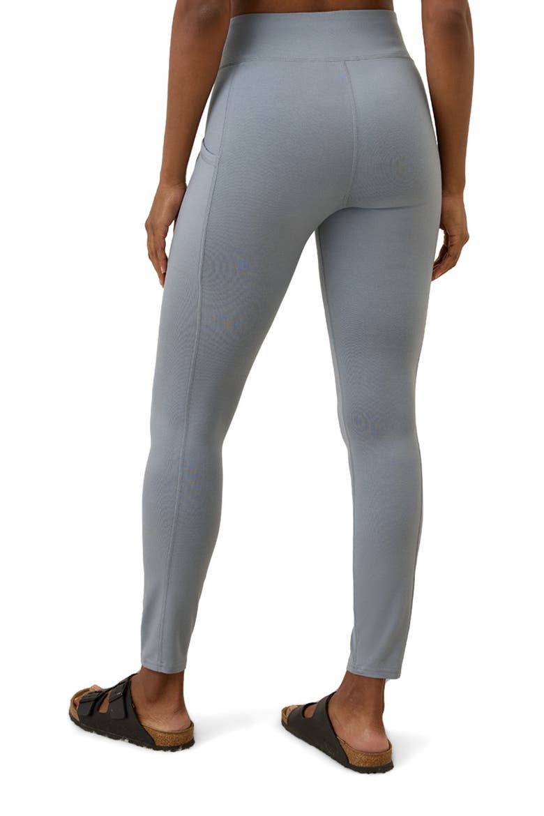 On the Go-To Pocket Legging Made With Organic Cotton, Alternate, color, Pine Green