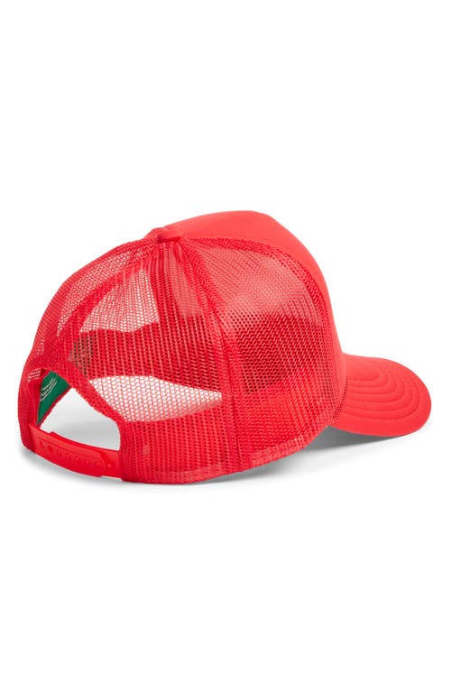 Friday Feelin ' Sweetie Trucker Hat In Red
