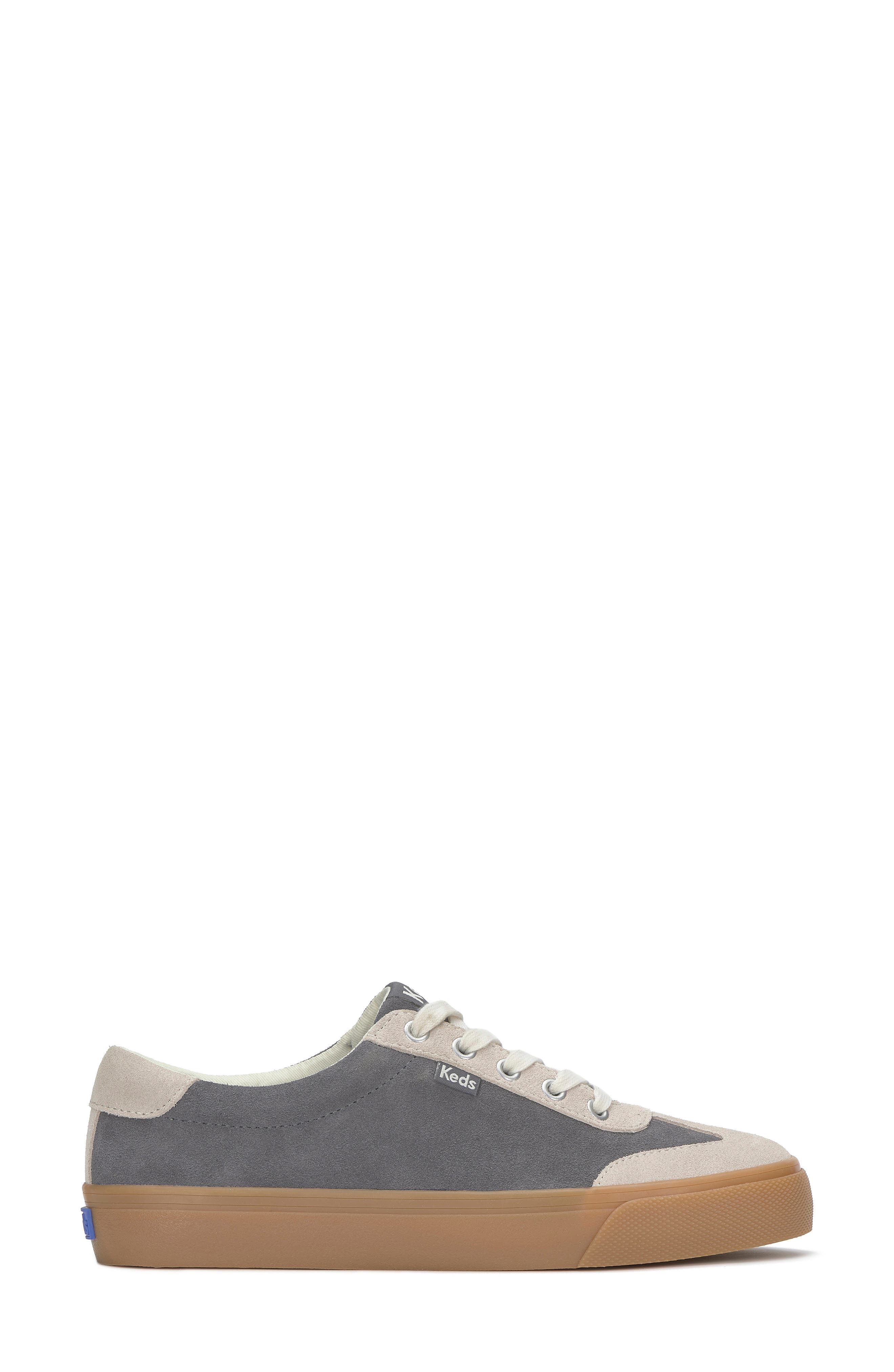 Keds<sup>®</sup> Jump Kick T-Toe Sneaker, Alternate, color, Charcoal