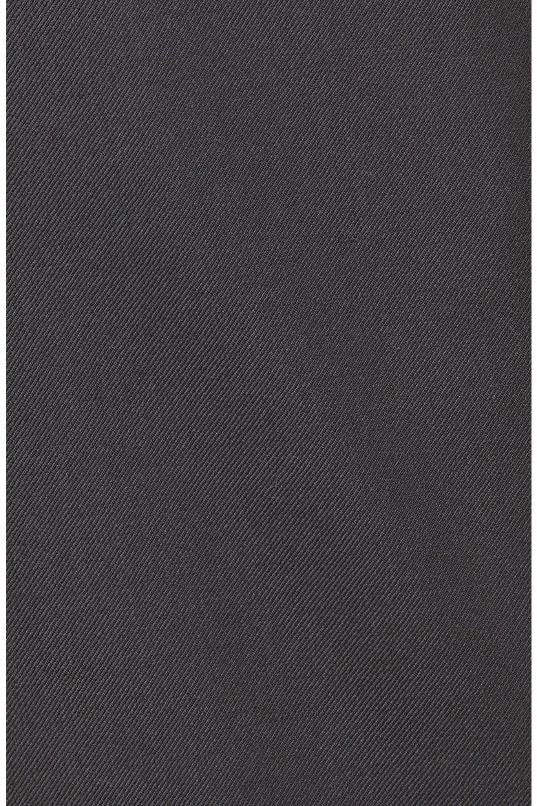 Flat Front Slim Fit Wool Pants, Alternate, color, BLK SLD