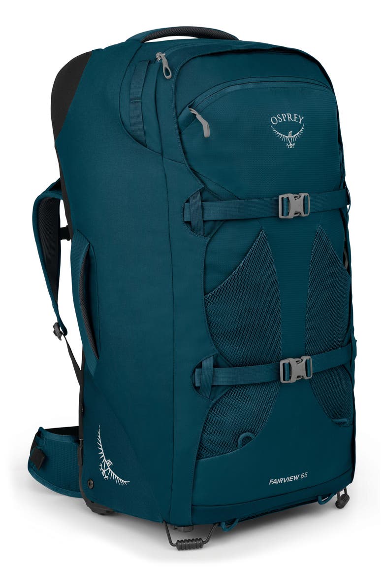 Fairview® 65-Liter Wheeled Travel Backpack, Alternate, color, NIGHT JUNGLE BLUE