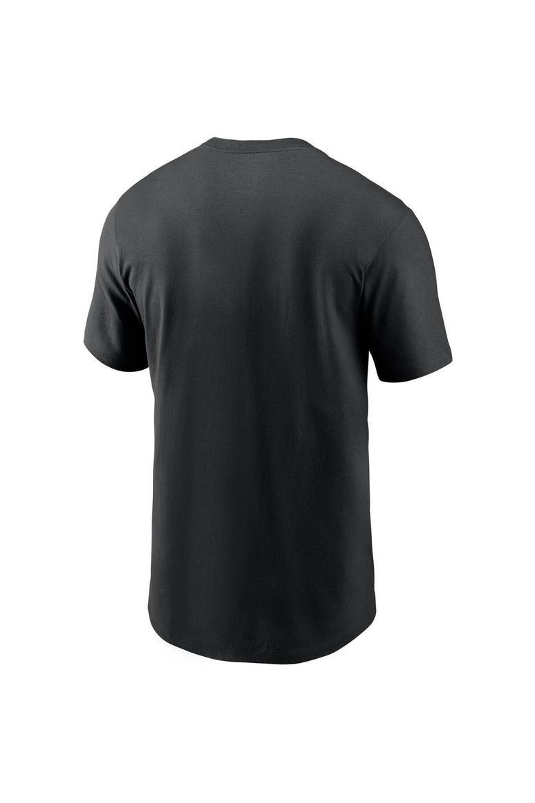 Men's Nike Black Pittsburgh Pirates Cooperstown Collection Logo T-Shirt, Alternate, color, Black