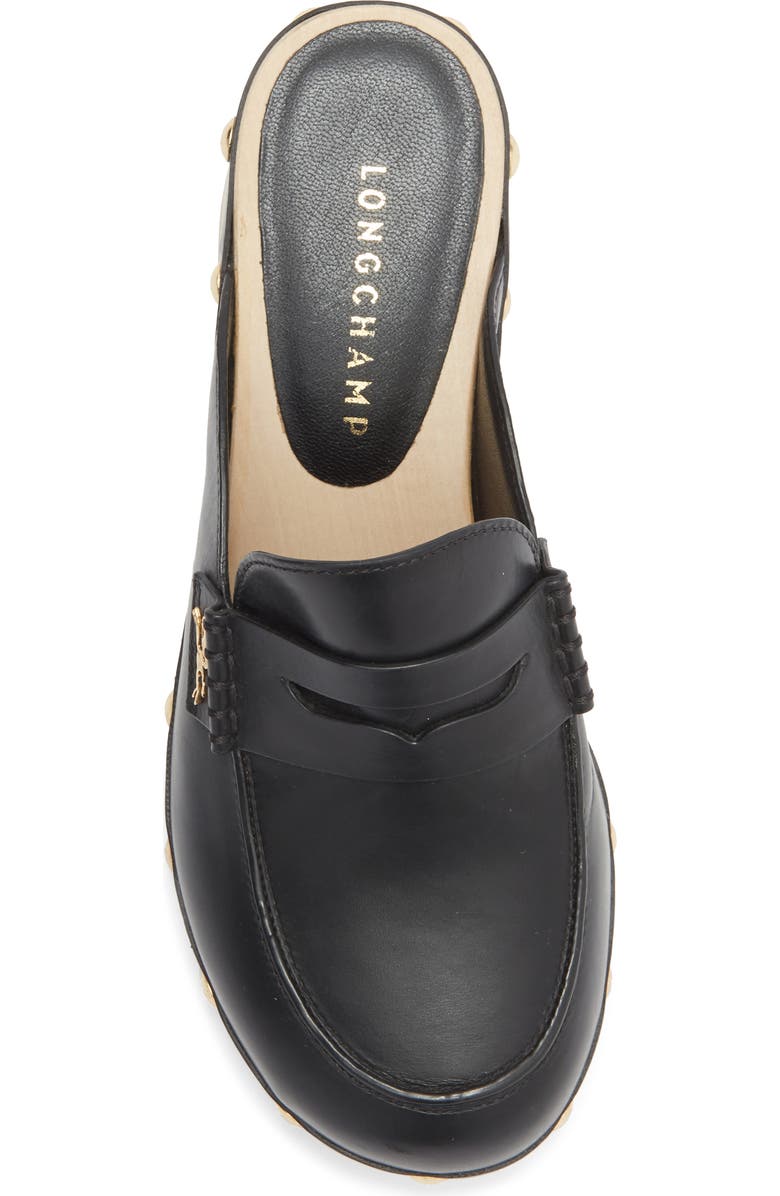 Longchamp Leather Clog, Alternate, color,
