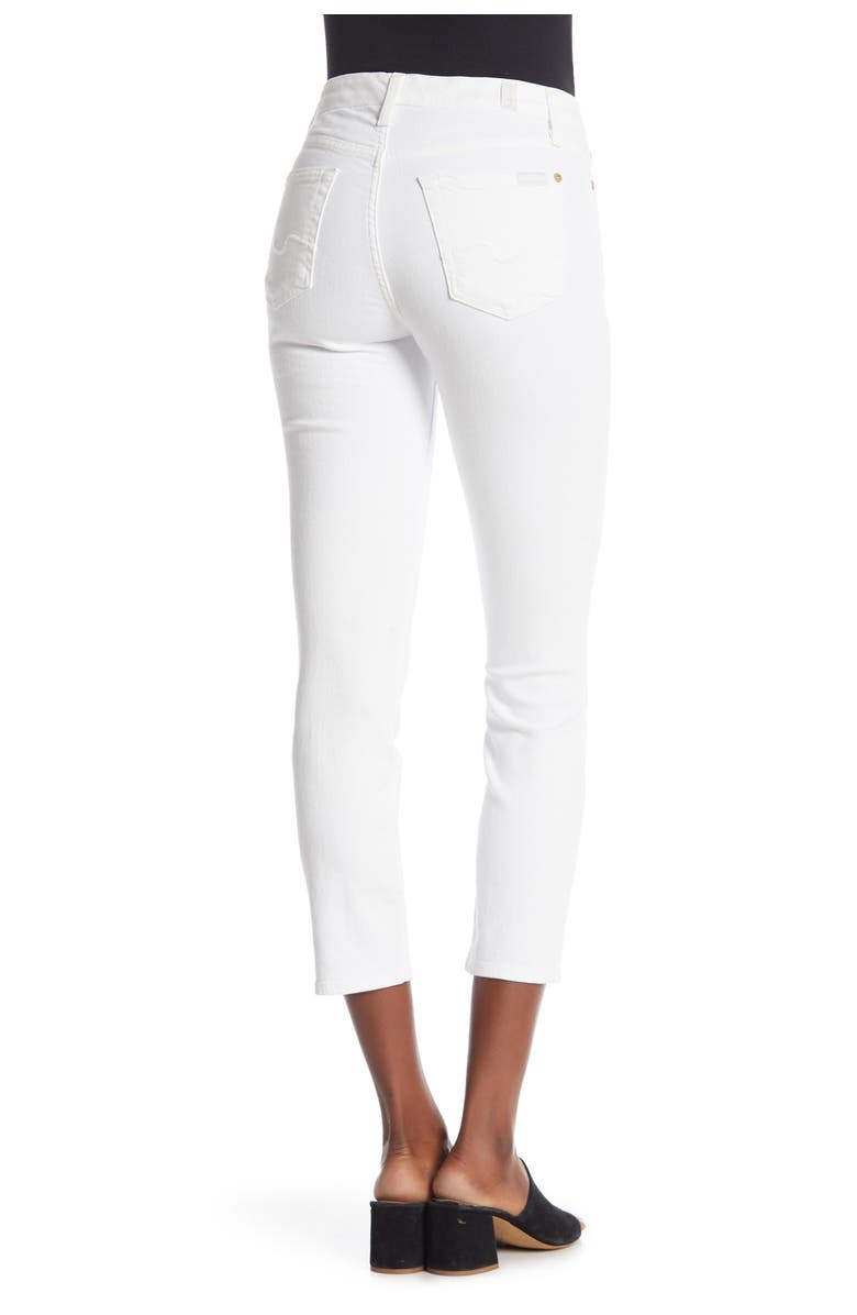 7 For All Mankind Kimmie Squiggle Cropped Jeans, Alternate, color, 