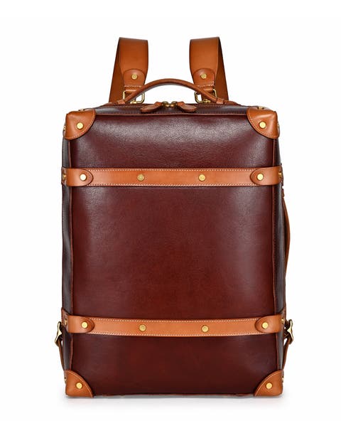 Speedwell Small Leather Trunk Backpack