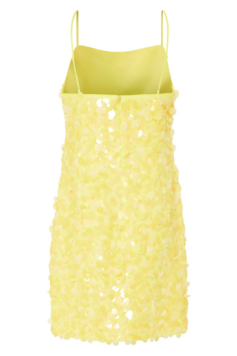 Colette Sequin Minidress, Alternate, color, YELLOW