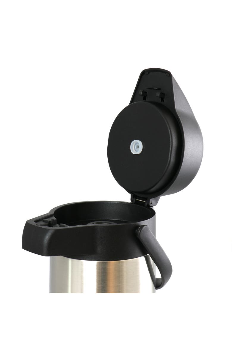 Megachef 3.17 Quart Stainless Steel Vacuum Body Pump Cap Air Pot, Alternate, color, Grey