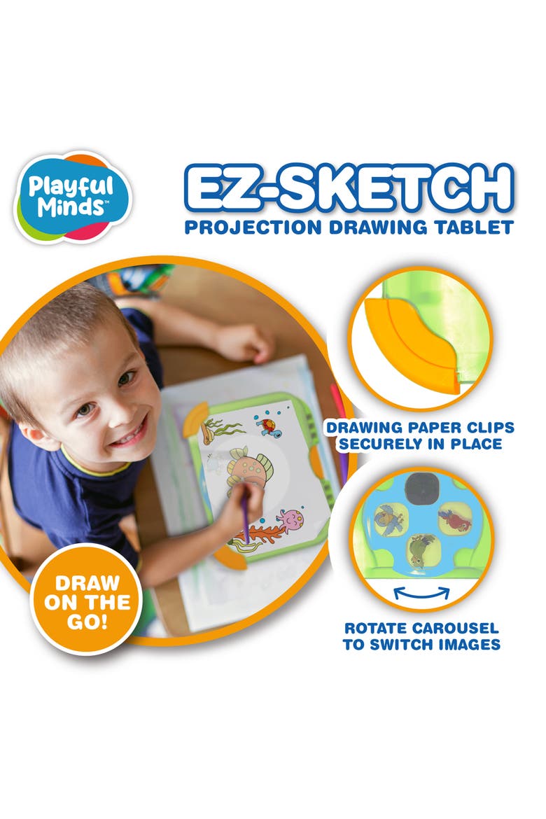 Ez Sketch Projector Drawing Tablet Trace and Color, Alternate, color, Multicolored
