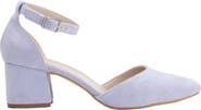 Forever & Always Shoes Marcelle Low Block Heel Pumps