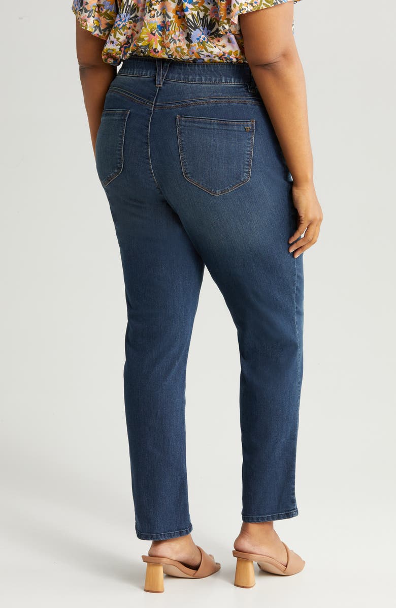 Wit & Wisdom Ruffle Edge Floral Print Top, Alternate, color,