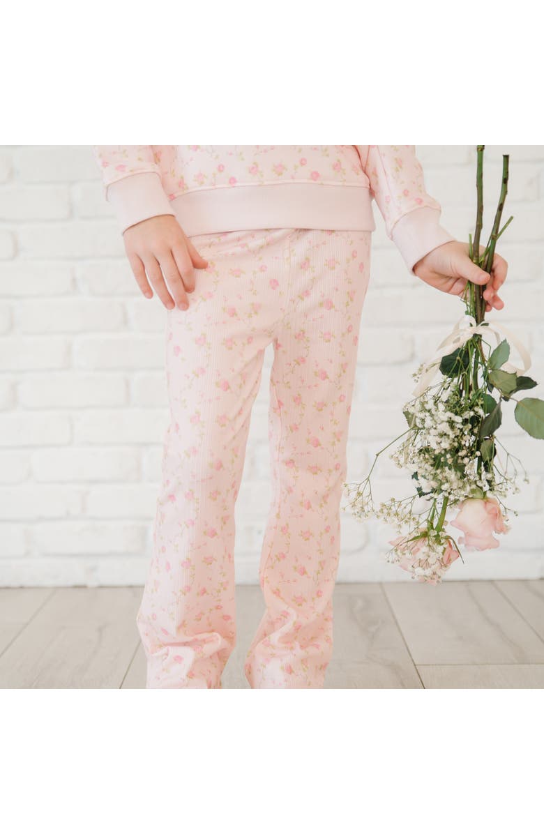 Sweet Wink Pink Rose Flare Legging, Alternate, color, Light Pink