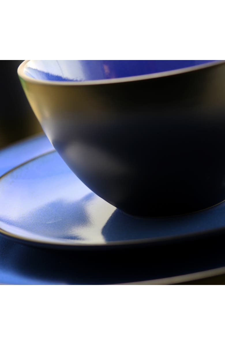 Gibson Elite Round 16-Piece Dinnerware Set,, Alternate, color, Blue