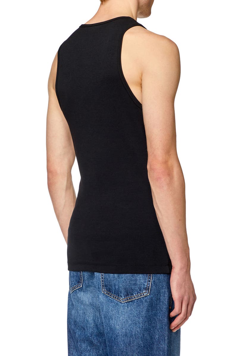DIESEL<sup>®</sup> T-Lifty-D Fitted Tank Top, Alternate, color, Black