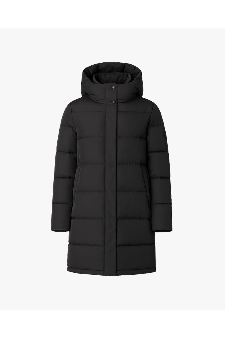 PIPER | Hooded Down Winter Jacket, Main, color, Black