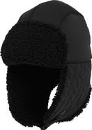 UGG® Quilted Nylon Fleece Trapper Hat