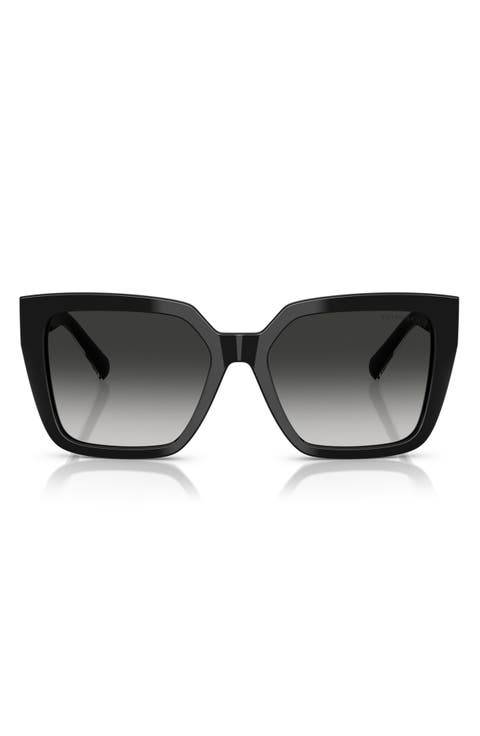 55mm Gradient Square Sunglasses