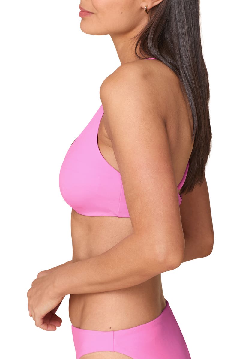 Andie The Essex Bikini Top, Alternate, color, Rosebloom