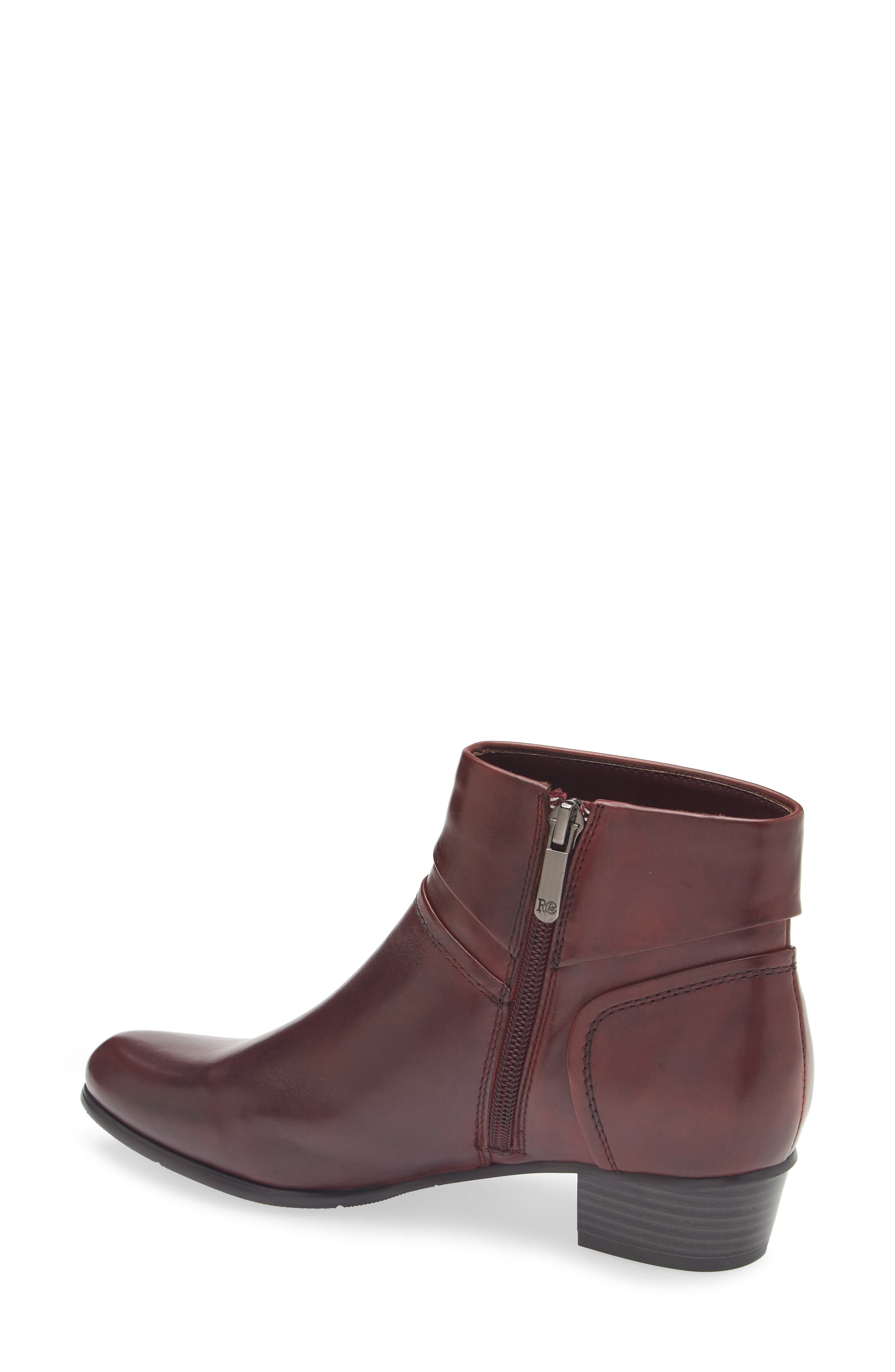 Stefany Block Heel Bootie, Alternate, color, SANGRIA