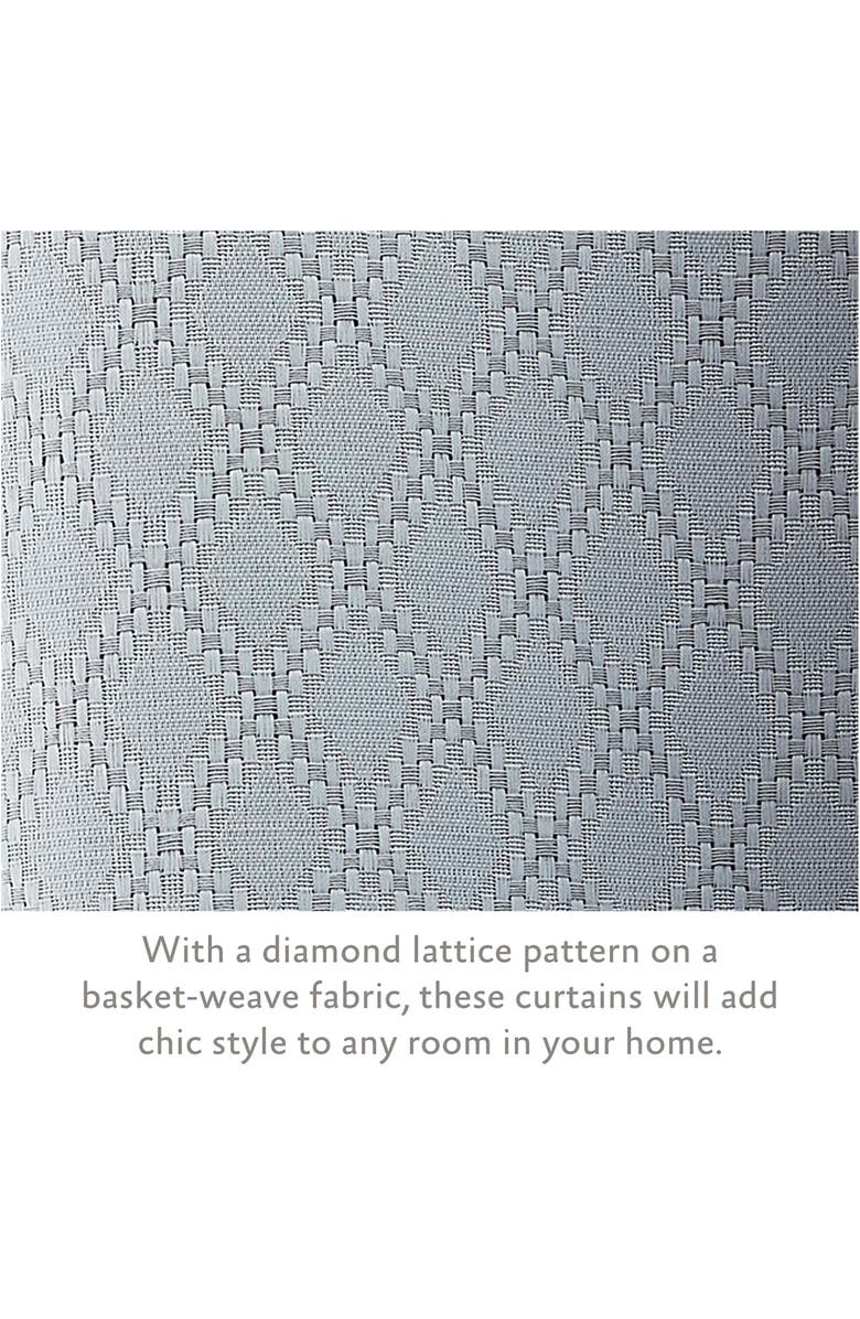 Jessica Simpson Faye Set of 2 Curtain Panels, Alternate, color, Light Grey