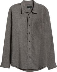 Treasure & Bond Donegal Flannel Button-Up Shirt