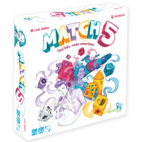 Match 5 Family Board Game Word Association and Dice Game