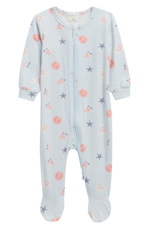 Shell Print Footie (Baby)