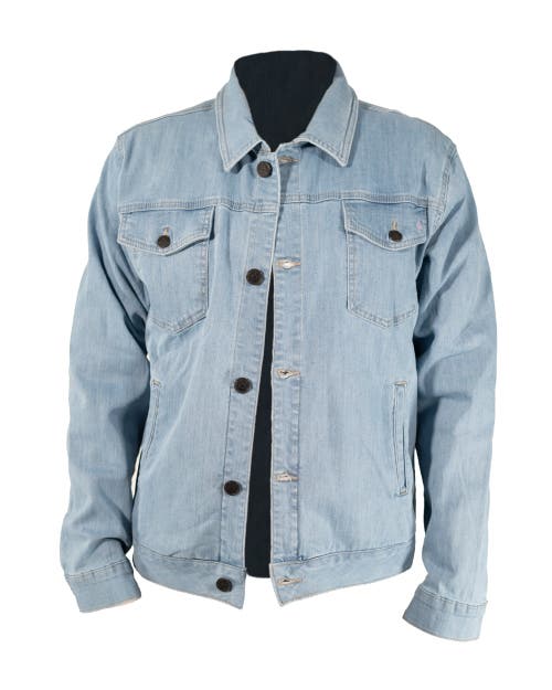 Jack Of Spades Denim Jacket in Iced Blue  product