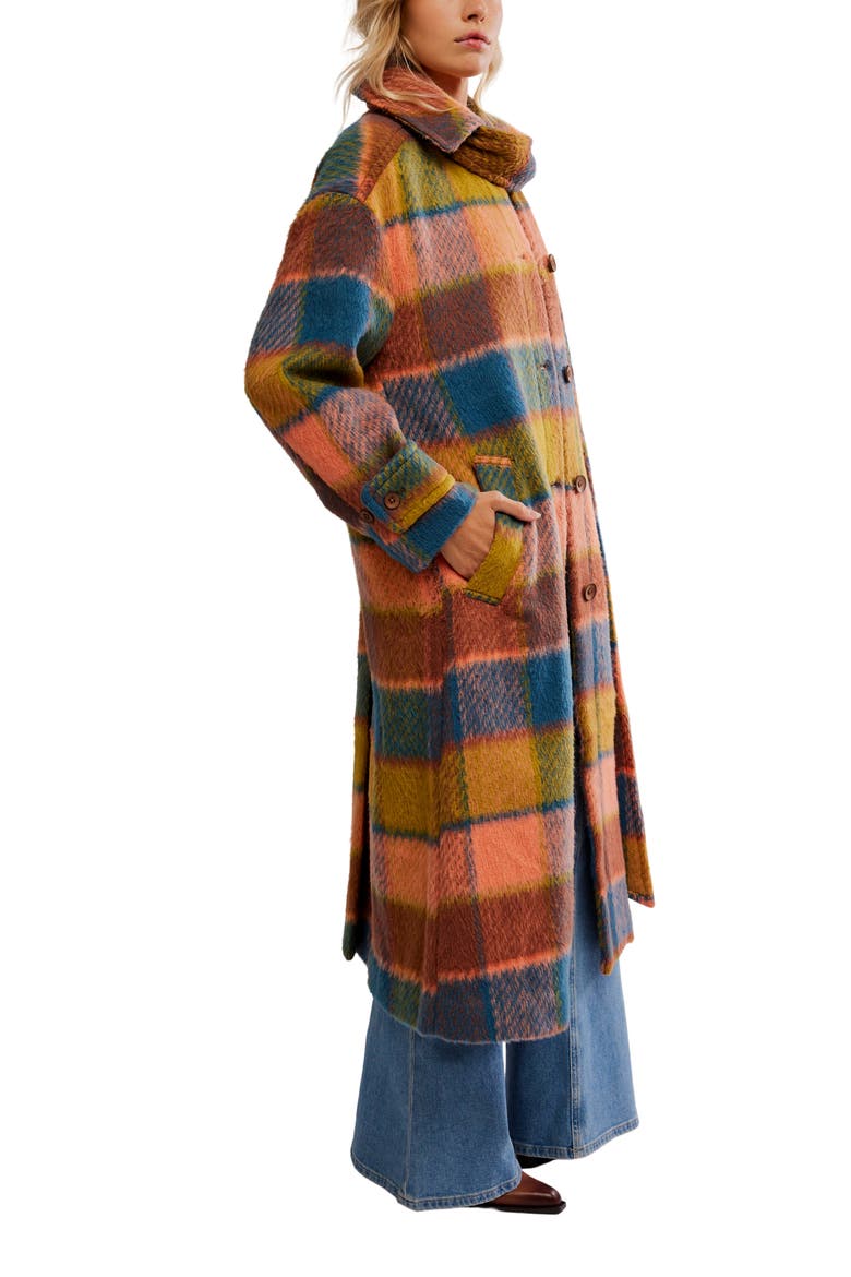 Dalton Plaid Wool Coat (Women) | Nordstrom